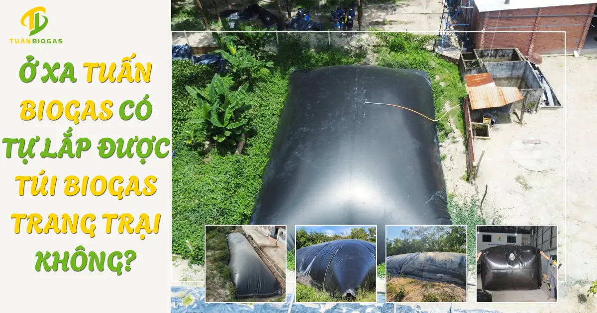 Ở Xa Tuấn Biogas Có Tự Lắp Được Túi Biogas Trang Trại Không?